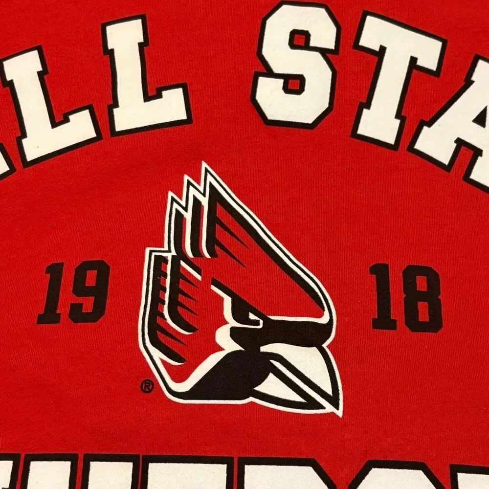 Ball State University Cardinals Red Blanket